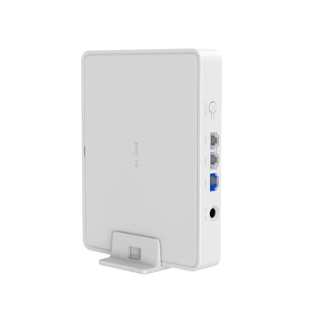 GL.iNet Marble (GL-B3000) Wireless WiFi 6 Router, Wall-Mountable, Dual-Band AX3000, 3 Gigabit Ethernet Ports