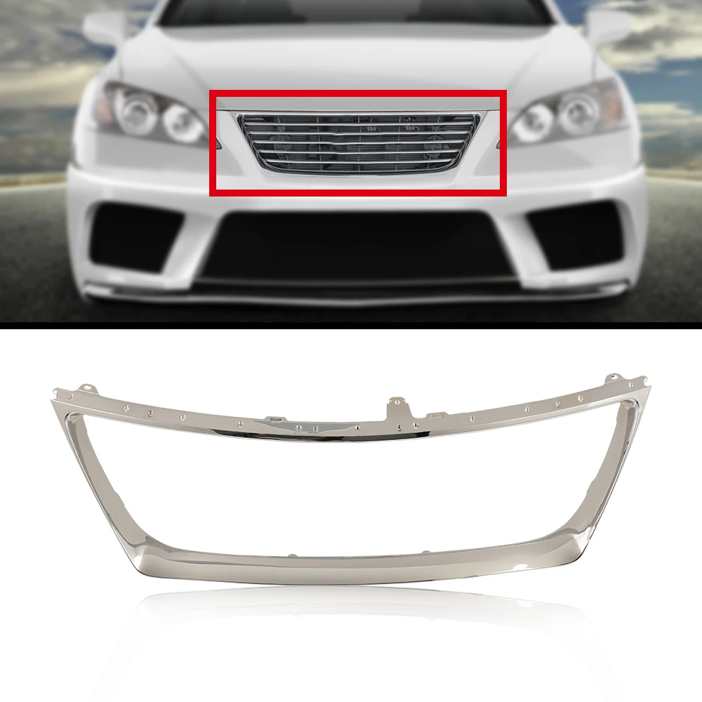 

Решетка в сборе, новинка, подходит для Lexus Es350 2007, 2008, 2009, хромированный Lx1202101, АБС-пластик 5271133080, хромированный, прочный, прочный