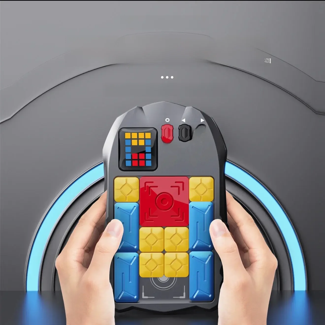 Huarong Road bloc d'aspiration magnétique Puzzle coulissant Puzzle pour enfants formation à la réflexion logique jeu de société brûlant le cerveau jouets