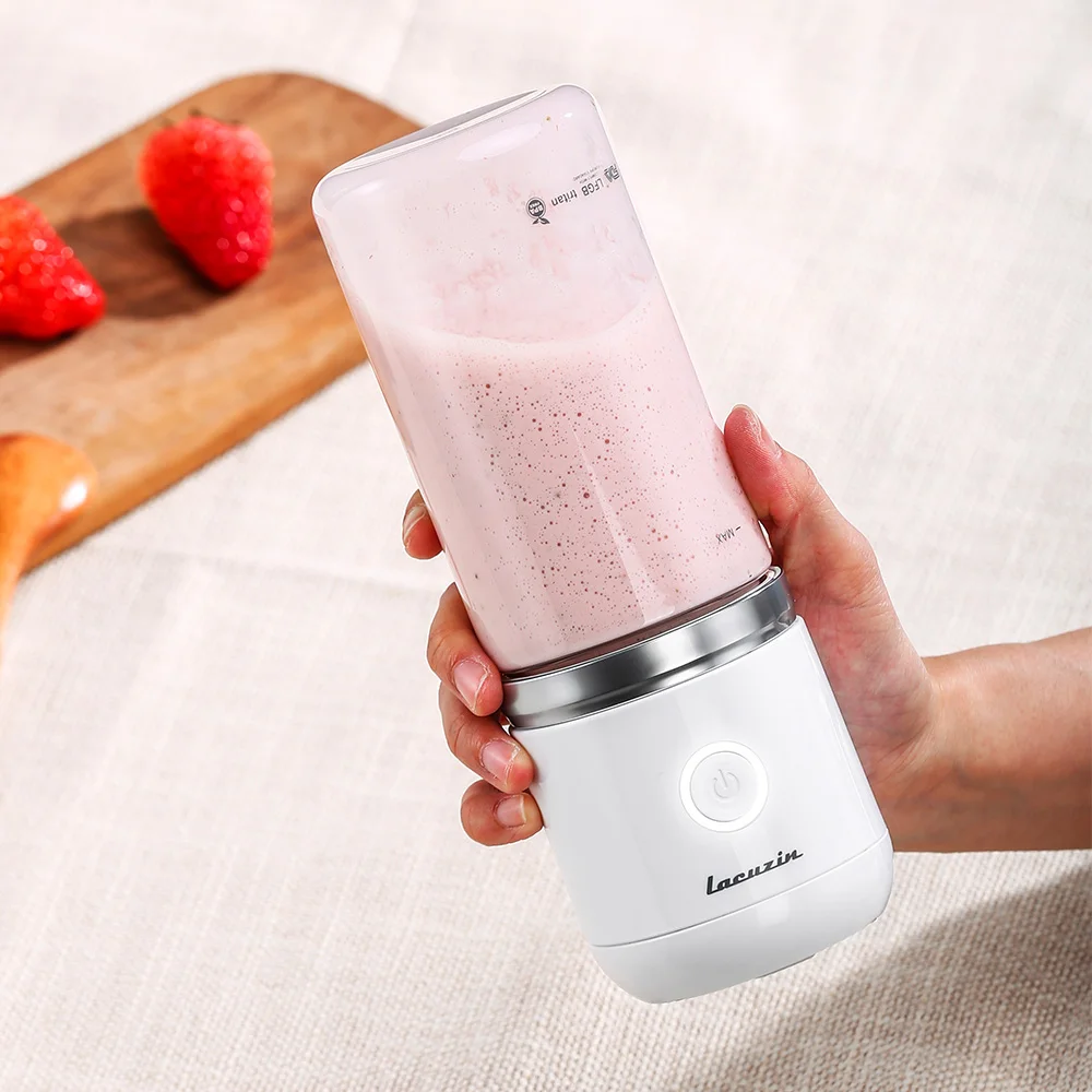 Portable Tumbler Wireless Blender Protein Shaker Professional Portable Blender Electric Juicer Fruit Mixers USB Rechargeable Smoothie Mini Blender Personal Juicer