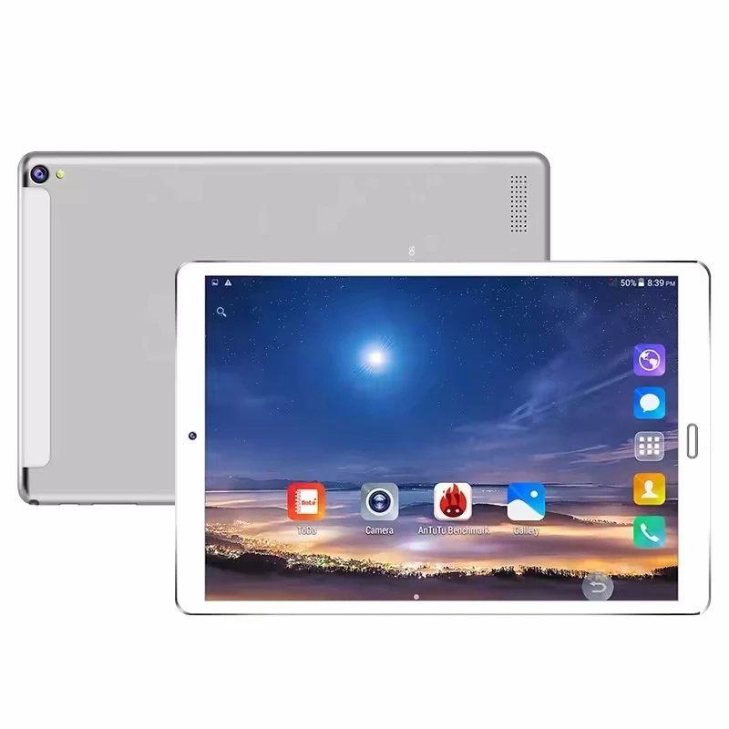 Tablet Chamada ZL80 4G, MT6580 Quad-Core, andróide 7.0, CPU, Wi-Fi, câmera dupla, 2 * Cartões Sim, 4GB de RAM, 64GB ROM, 10,1, vendas quentes