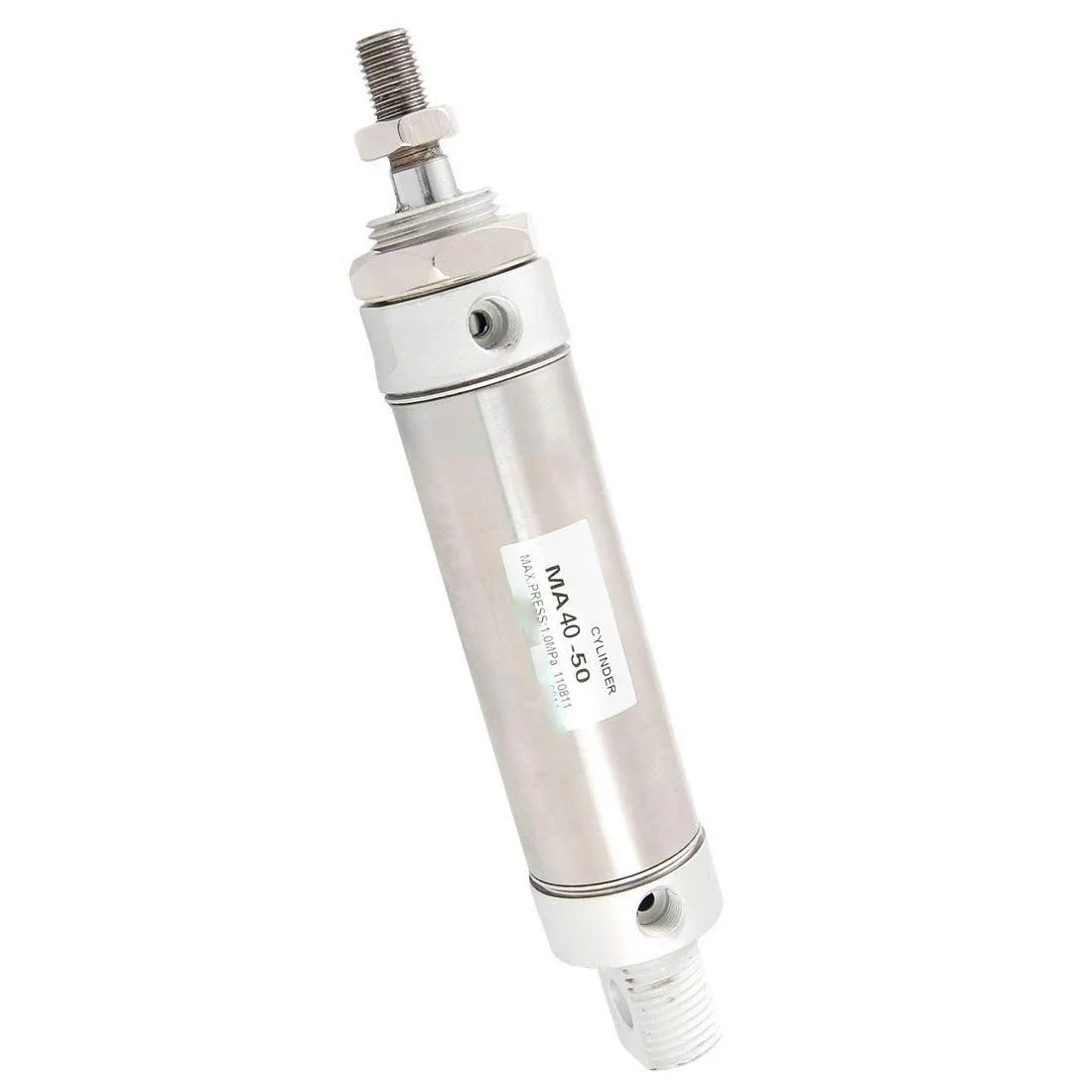 MA40 Series Stainless Steel Pneumatic Cylinder Double/Single Acting Mini Air Cylinder PT/NPT Multi-Port Bore 40mm
