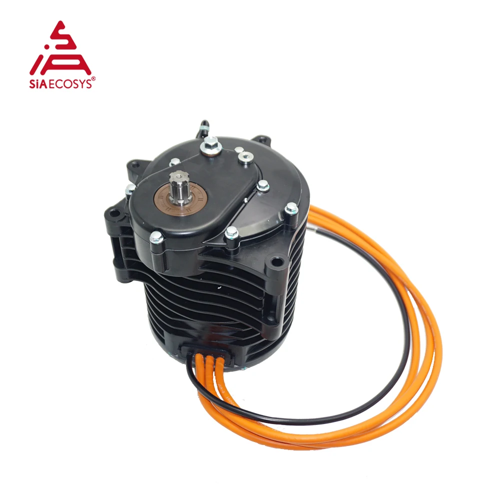 

QSMOTOR QS138 V3 70H 72V 100kmph Mid Drive Motor with 1:2.35 gearbox for Electric ATV Dirtbike Motorcycle