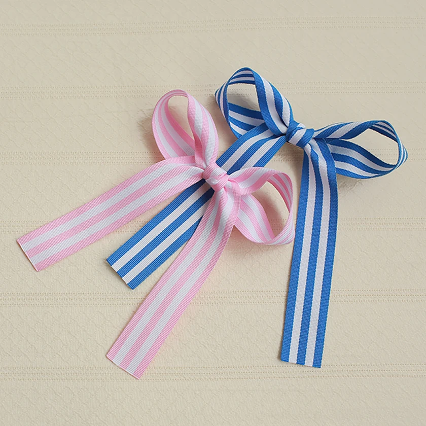 Lucky Bambune for girls 2 sets of stripes ribbon tins 2 colors