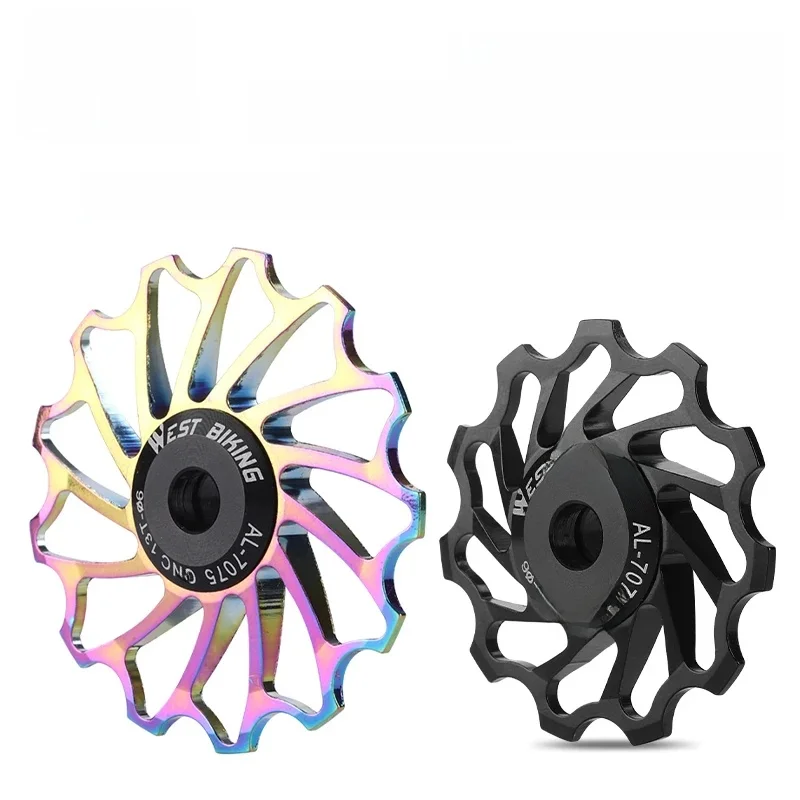 AliExpress West Biking WEST BIKING Mountain Bike Rear Derailleur CNC Pulley Wheel 11T 13T Ceramic Bearing Road Bike Rear Shifter Switch Rollers Parts