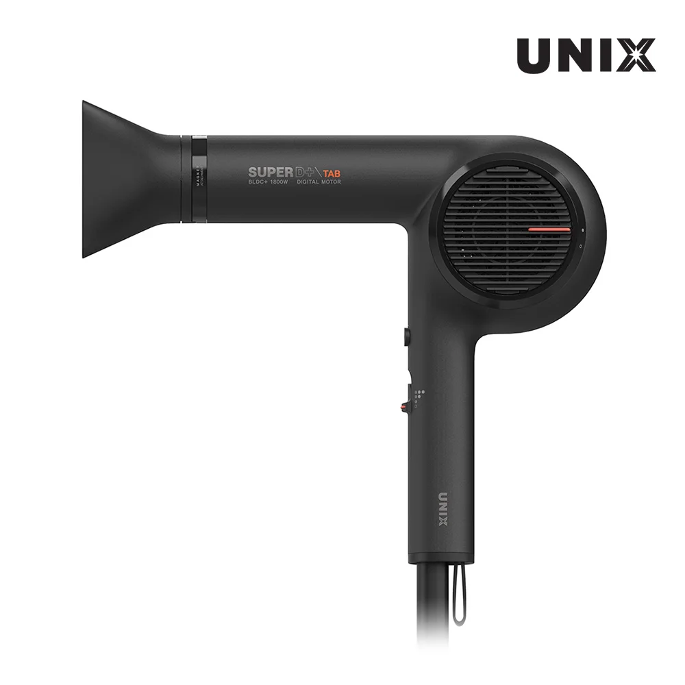 Unix Super D + TAB BLDC Hair dryer with Matt Black UN-A3055 1800W