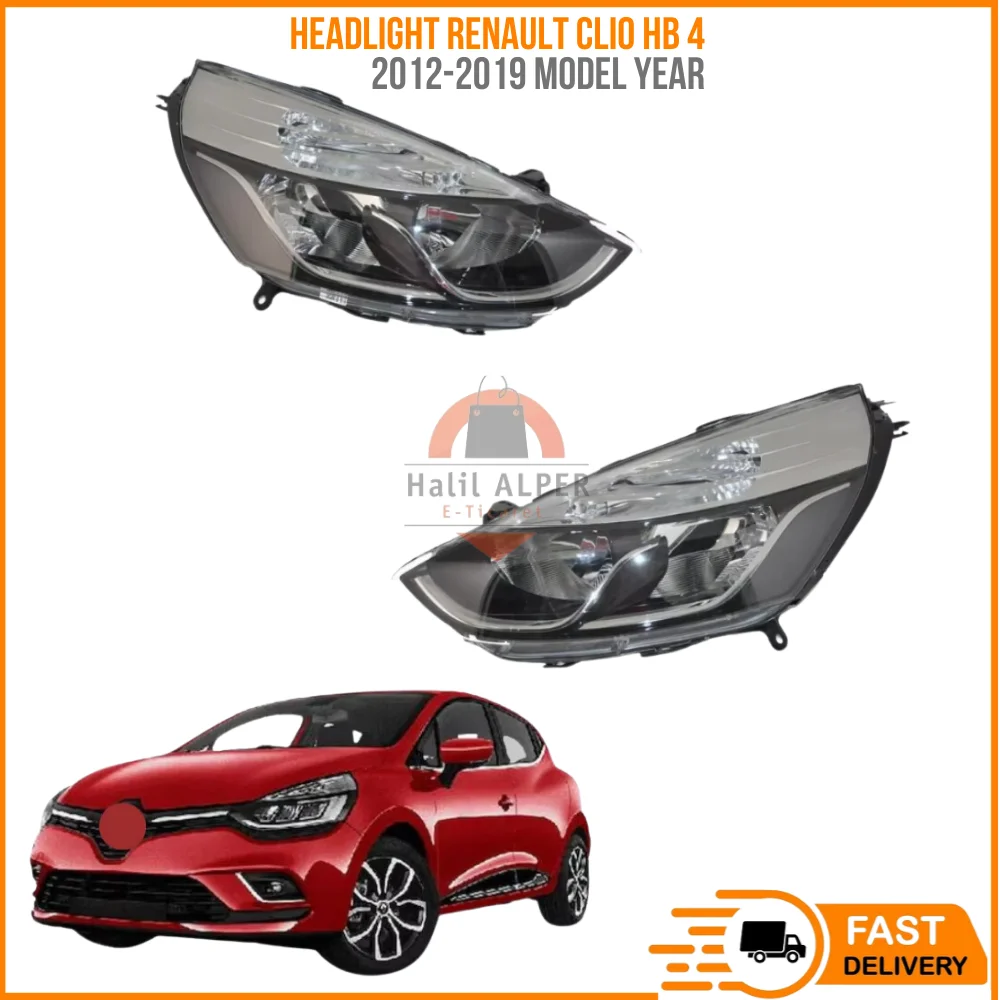 Voor Koplamp Renault Clio Hb Mk4 Iv 2012-2019 Links En Rechts Oem 260106624r 260603442r Met Chroom Bijgesneden Motor