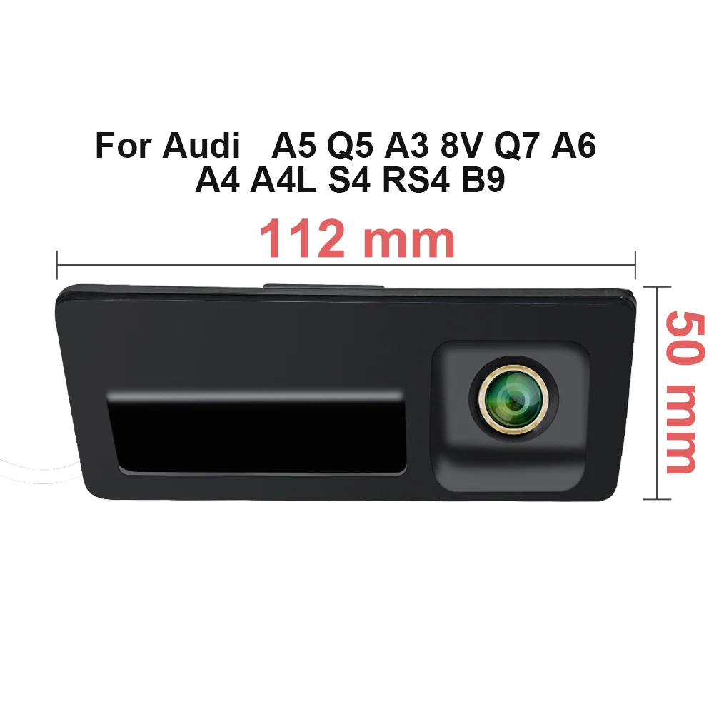 AHD 1080P 175° Rear View Camera For Audi A5 Q5 A3 8V Q7 A6 A4 A4L S4 RS4 B9 Backup Reverse AHD 2K Fisheye Lens Camera