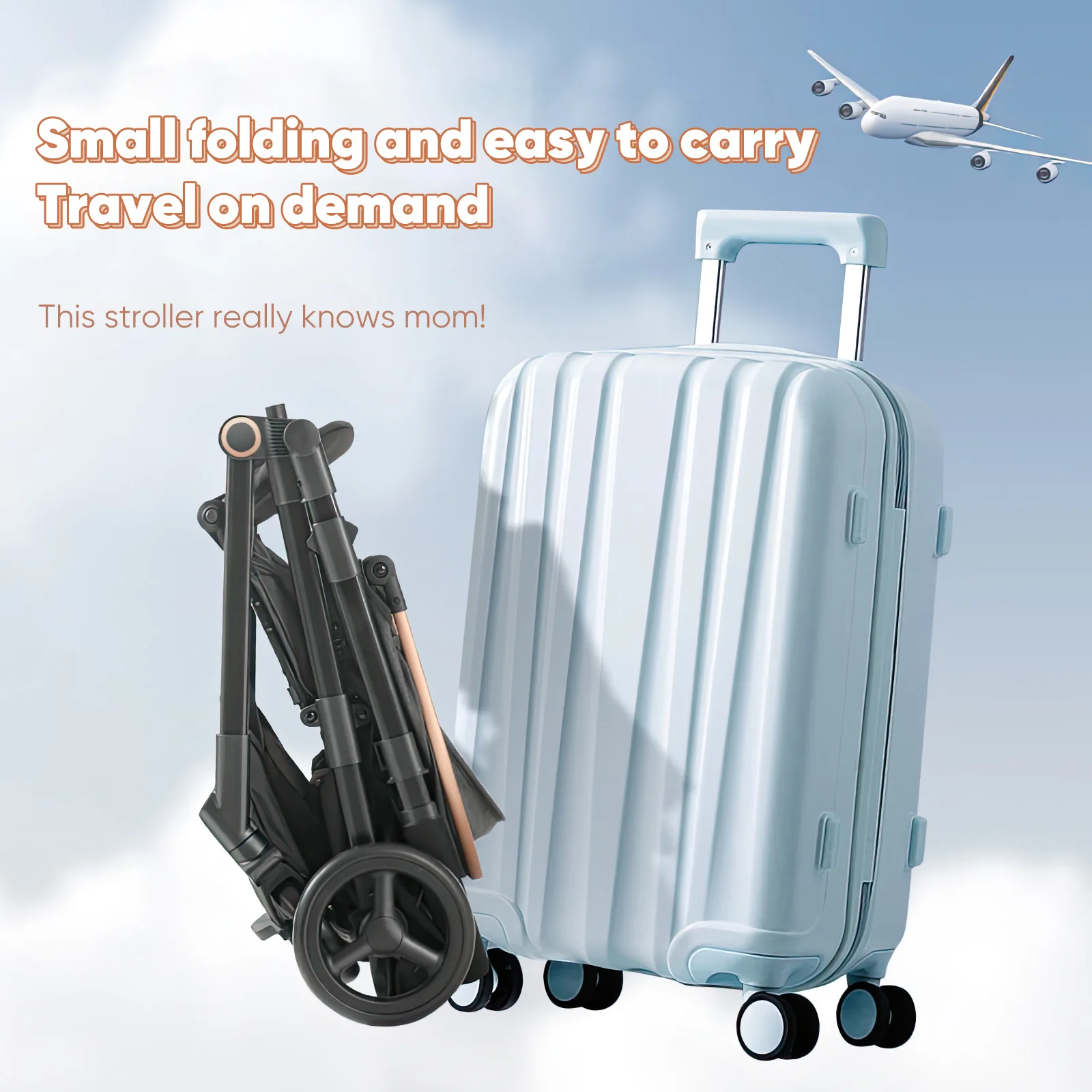 Wózek amortyzujący wózek dziecięcy samochód wysoki krajobraz wózek podróżny wielofunkcyjny wózek łóżeczko dla dziecka