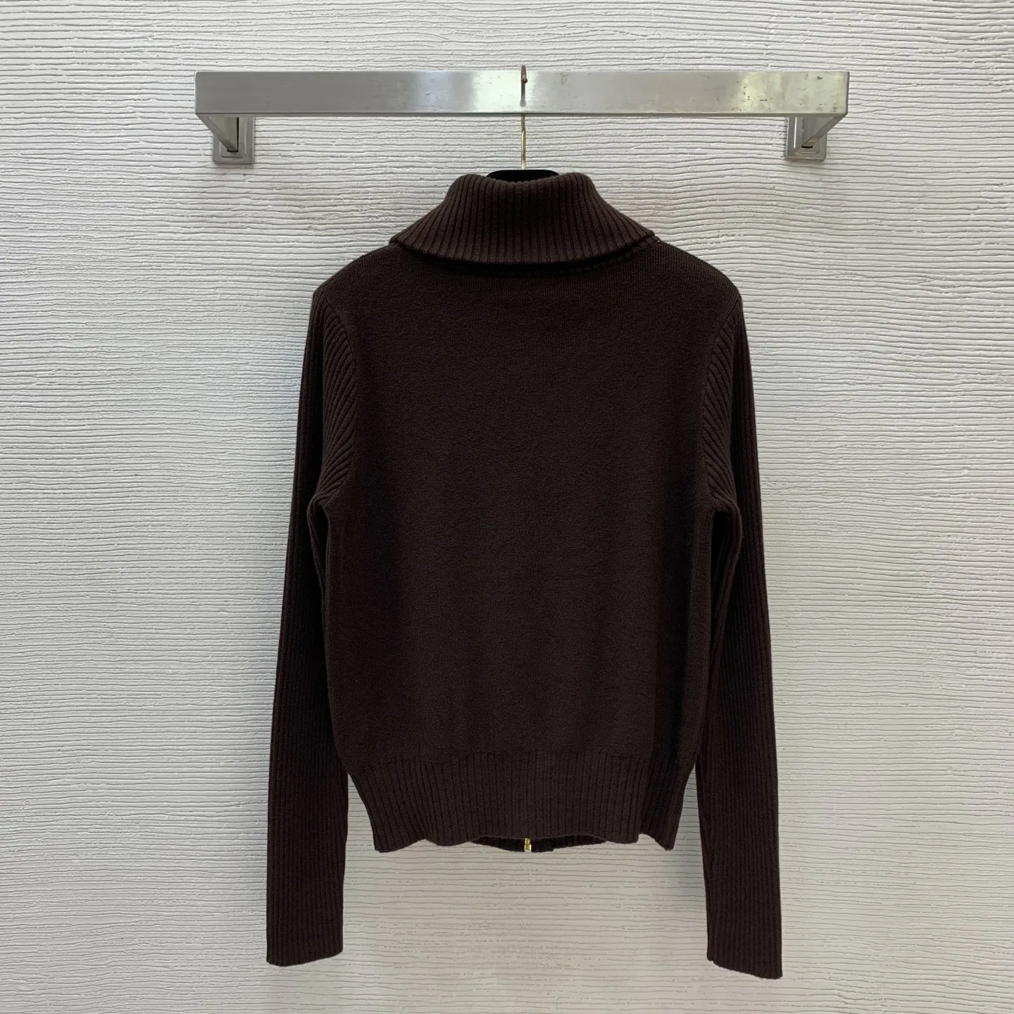 

25 autumn/winter new lapel knitted sweater for women, trendy and fashionable, knitted long sleeved