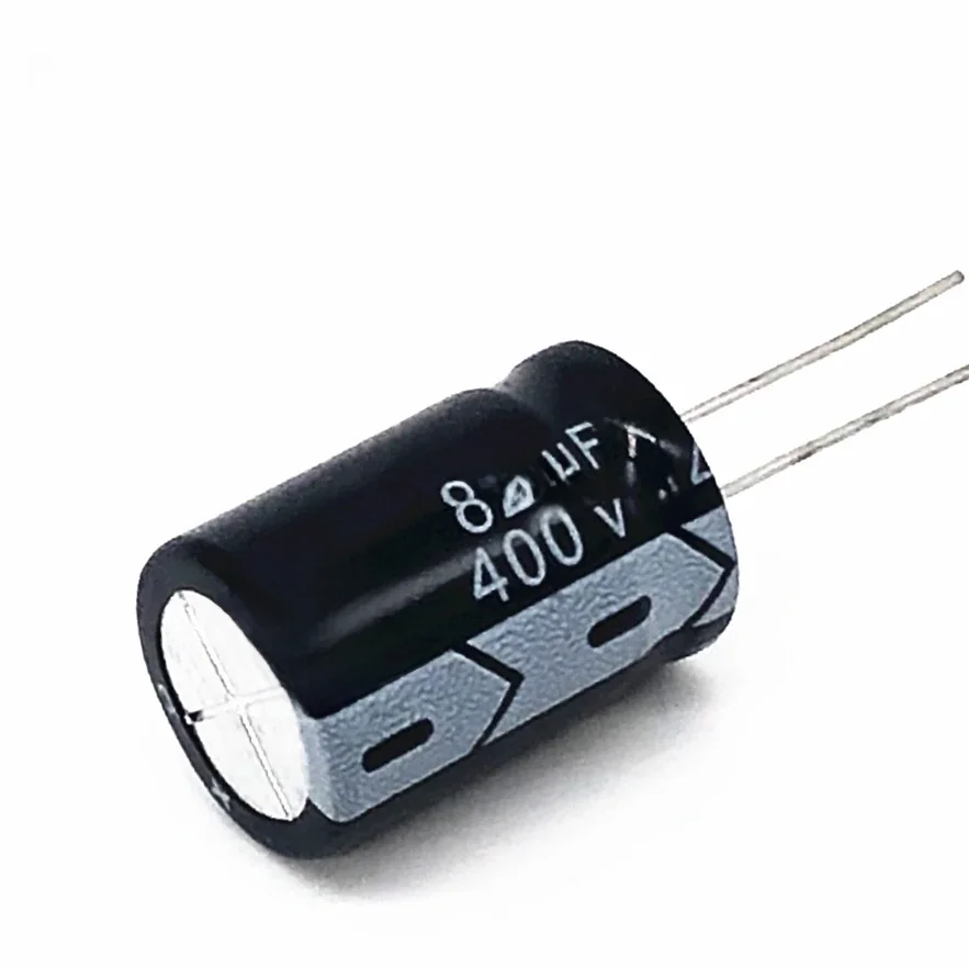 2 sztuk/partia 400V 82UF wysokiej częstotliwości niskiej impedancji 400V82UF aluminium kondensator elektrolityczny rozmiar 18*25 20% — zdjęcie 2
