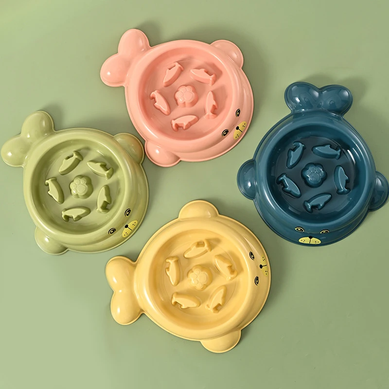 1 pcs Slow Eating Pet Bowl with Seal Animal shape Preventing Choking Interactive Healthy Design Dog Puzzle Bowl Chew-Resistant