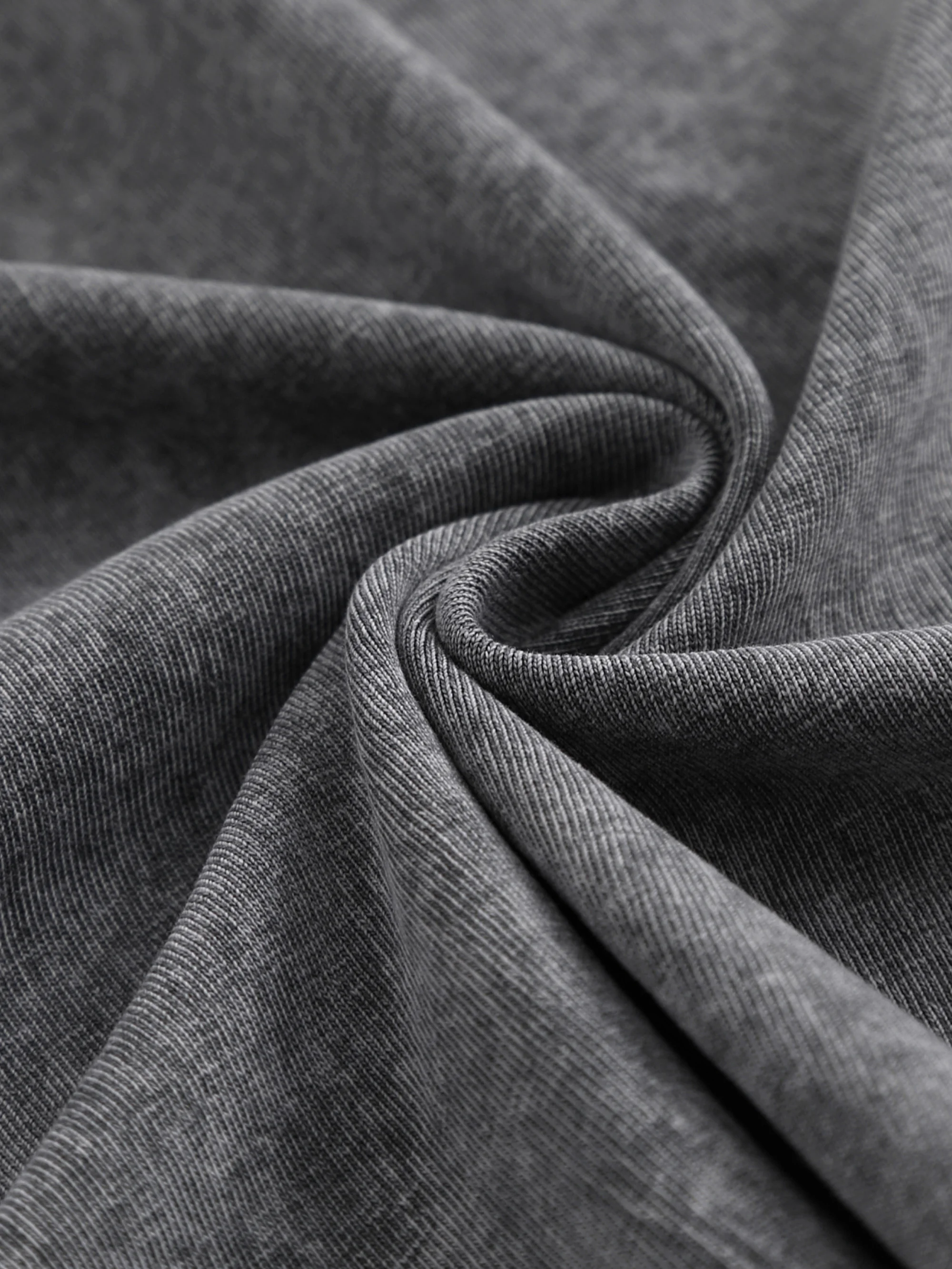 تي شيرت رجالي قطني عتيق (100% ملمس قطن) قميص كاجوال للجنسين بأكمام قصيرة مغسول حامض ورقبة دائرية