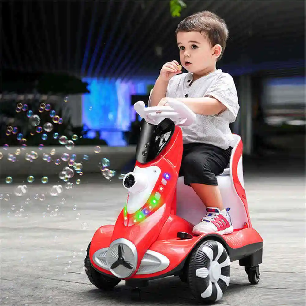 Noonbuutuu 2024 New 2-6 Year Old Children's Electric Car Remote Control Toy Car Baby Four-wheel Drift Car