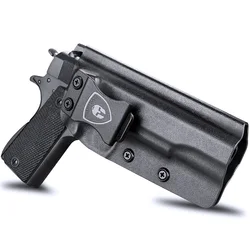 1911 홀스터, IWB Kydex 홀스터 1911 5 인치 레일 없음, 콜트/킴버/스프링 필드/S & 루거/토러스/록 아일랜드 및 기타 1911 권총