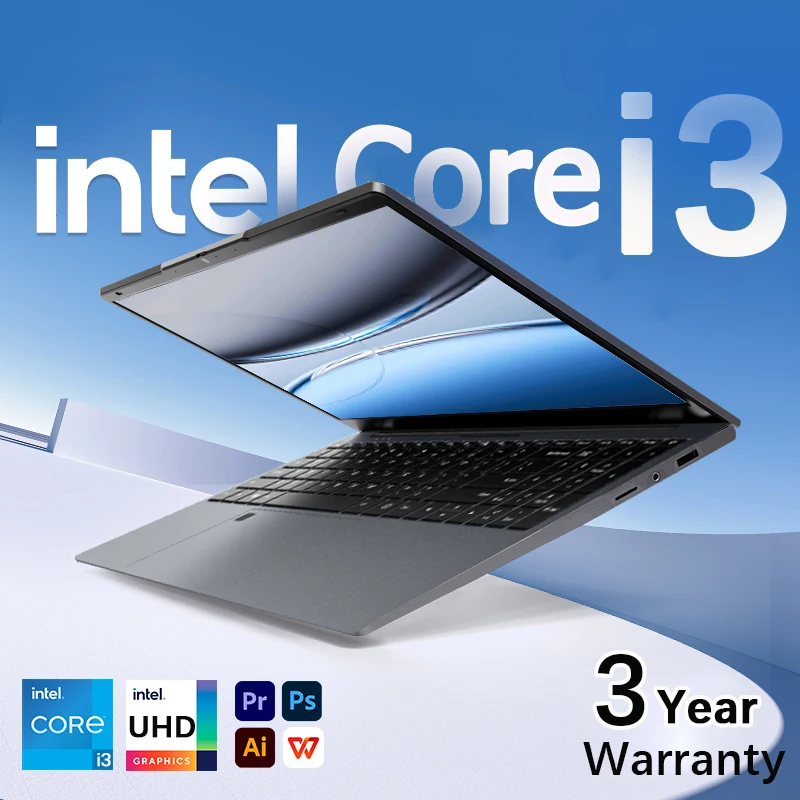 Portátiles ANLUAN con Windows 11 Pro, Intel Core i3-6006U, 16 GB de RAM, 1 TB SSD, ordenador de oficina, PC, portátil con desbloqueo por huella dactilar