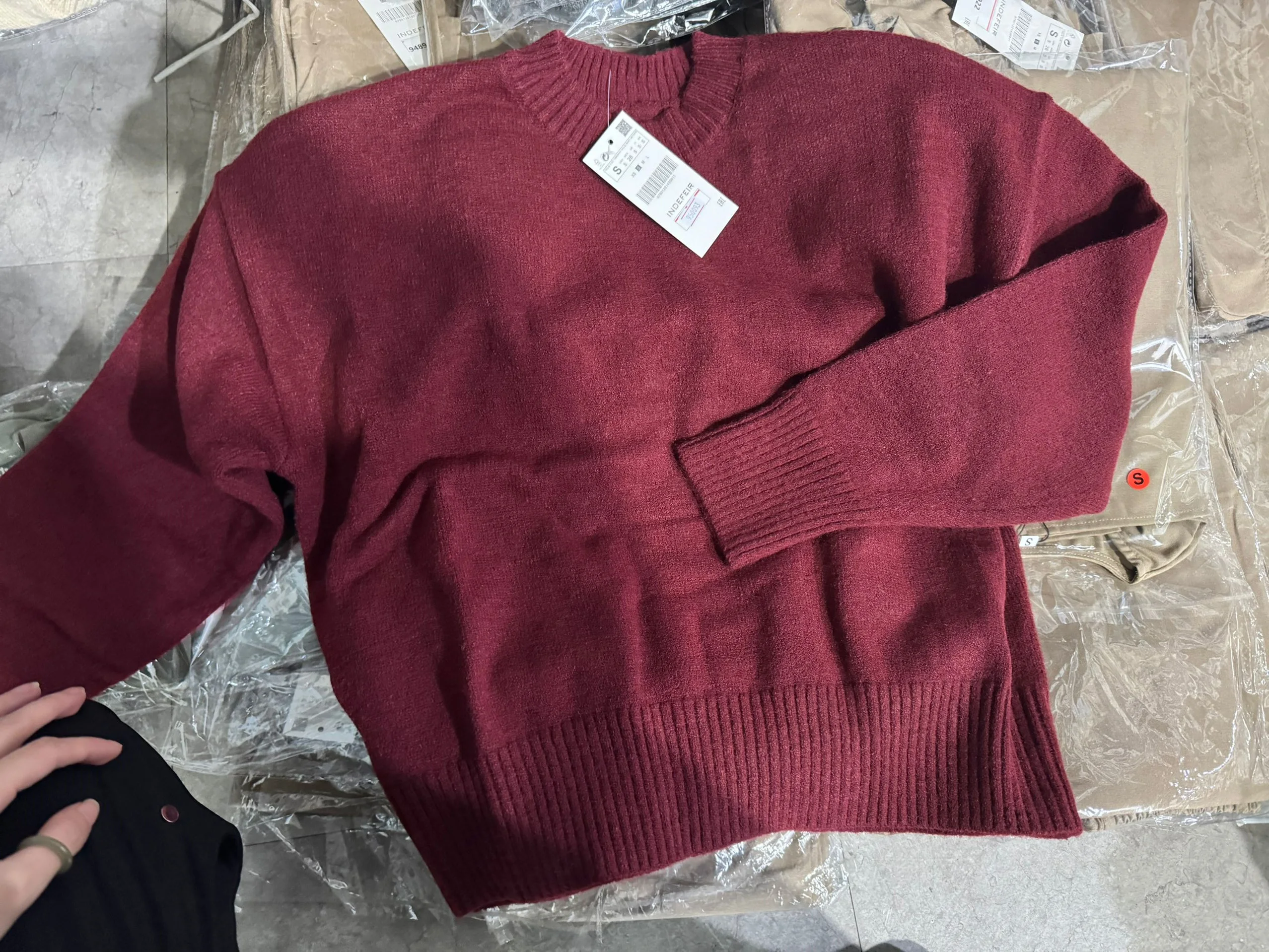 

2024 Women Gray Sweater Autumn Winter Long Sleeve Versatile Casual Loose Pullover O-Neck Solid Knitted Cropped Sweater