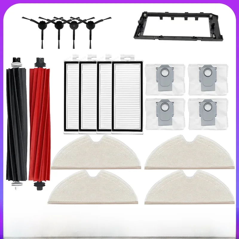 Roborock Q8 Max / Q8 Max Plus / Q5 Pro Plus Ersatzteile Zubehör Hauptseitenbürste Hepa-Filter Mopp