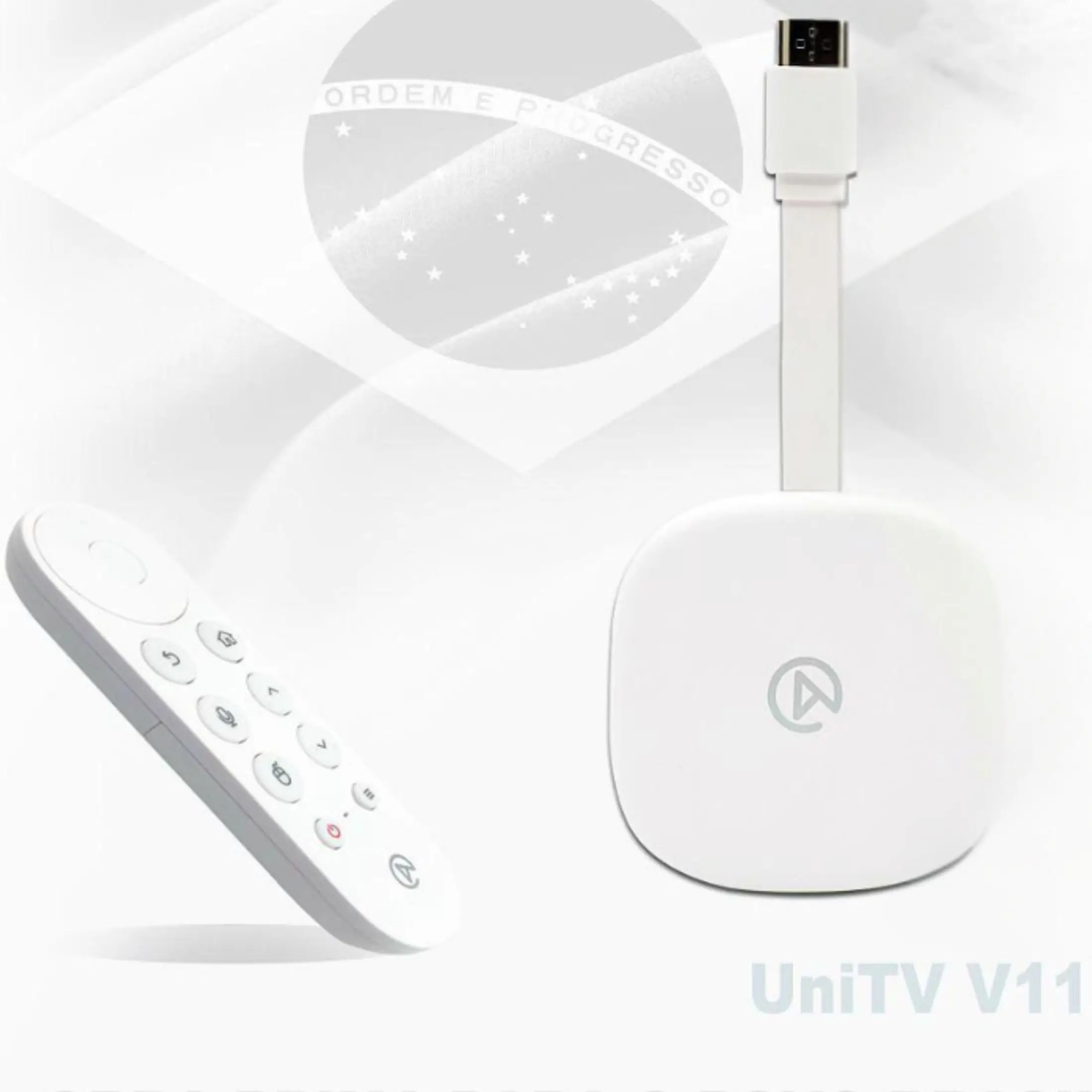 UNITV V11 CAST APPLIANCE ORIGINEEL SMART TV-HORLOGE KANAALS SERIE KLAAR LEVERING BRAZILIË