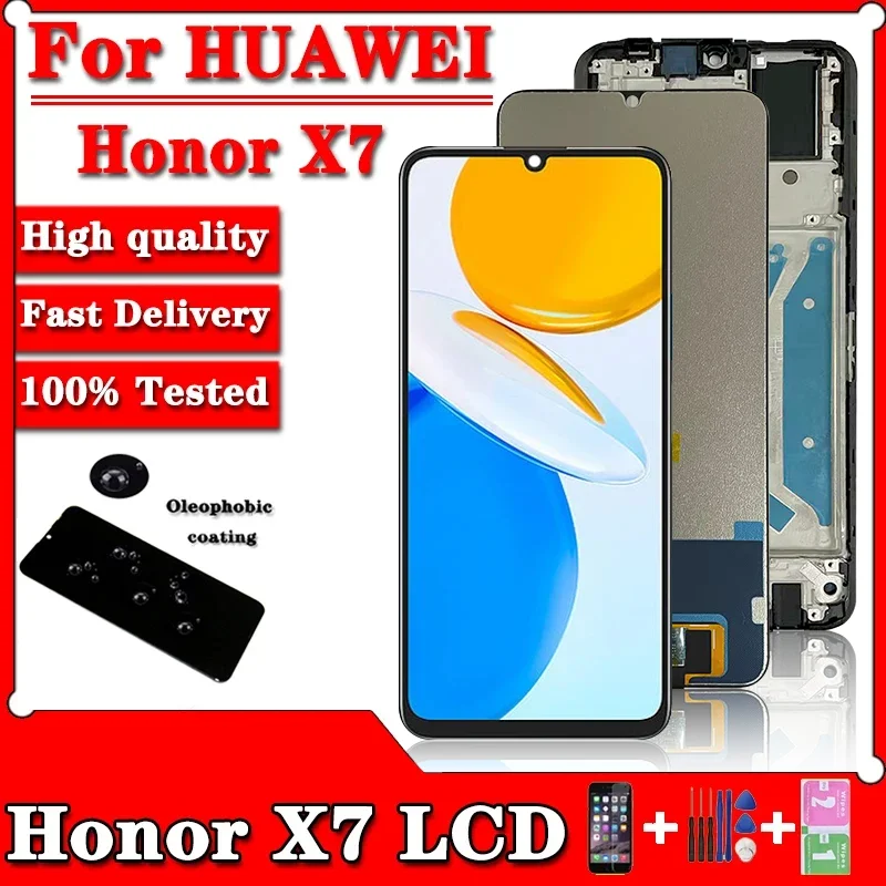 6.74\'\' New For Honor X7 LCD Frame Display For Huawei Honor X7 CMA-LX2 LCD Display Screen Touch Screen Panel Digitizer