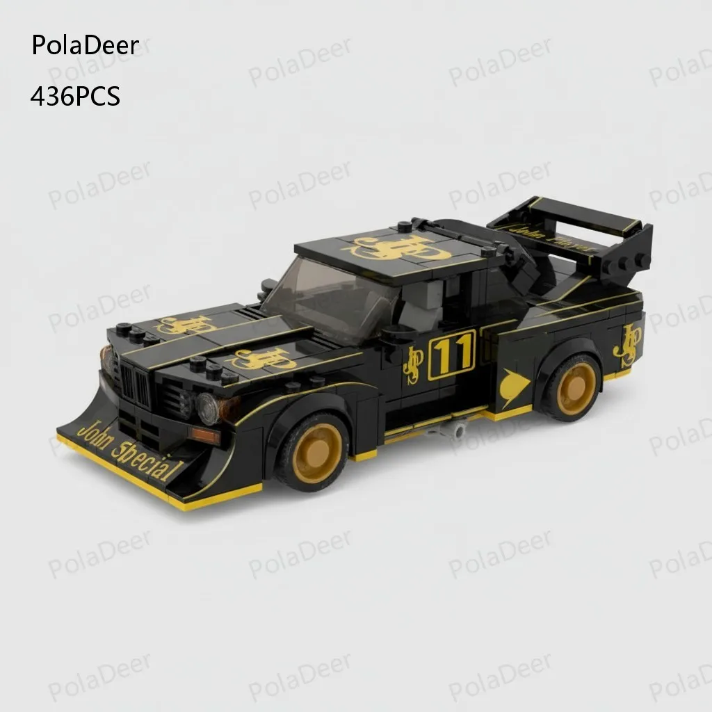 

PolaDeer MOC 436 шт. серия RV DIY E21 320i Group 5 Racing Beast строительные блоки в сборе игрушечный кирпич детские подарки на день рождения