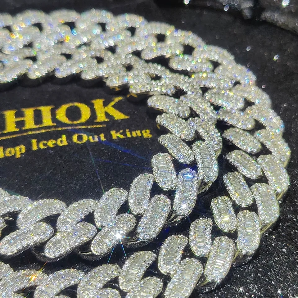 Luxury Iced Out Cuban Link Chain Necklace