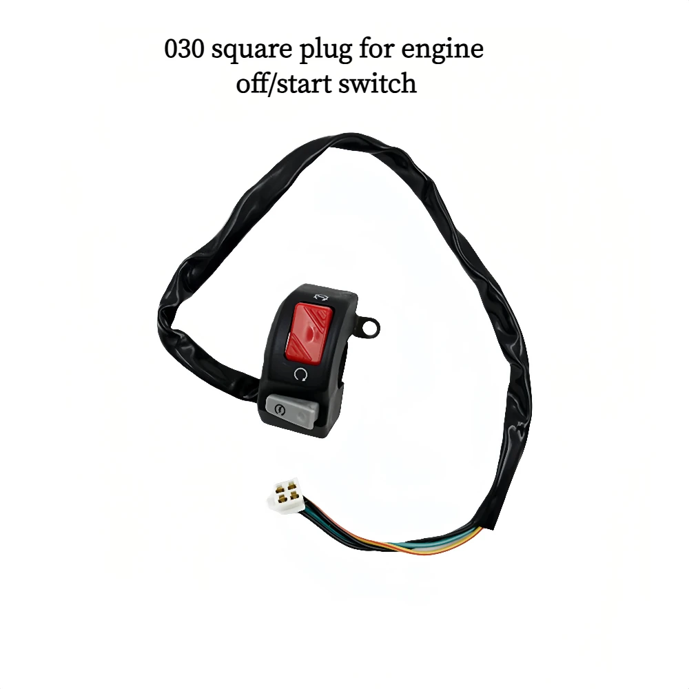 

Universal Motorcycle Switch Suitable For 22mm Diameter Handlebar Tube / Start/Stop Switch Square Plug Handlebar Accessory