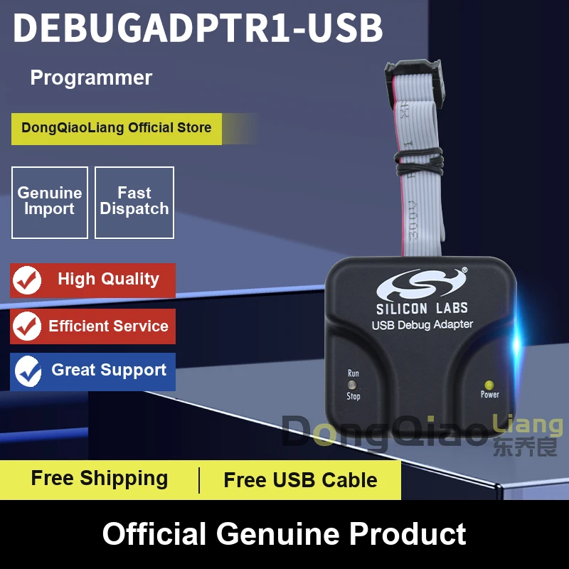 In stock: For DEBUGADPTR1-USB – Same-day dispatch – Programmer – Brand new, genuine Silicon Labs product