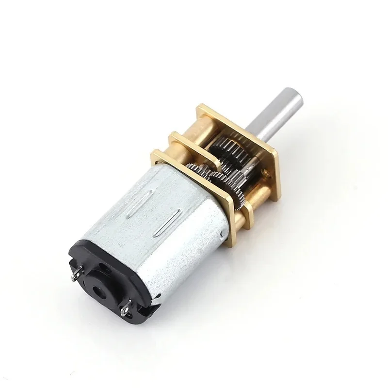 Mini Micro moteur à engrenages métalliques N20, DC 3V/6V/12V, avec roue motrice, moteurs à courant continu 15/30/50/60/100/200/300/500/1000 tr/min