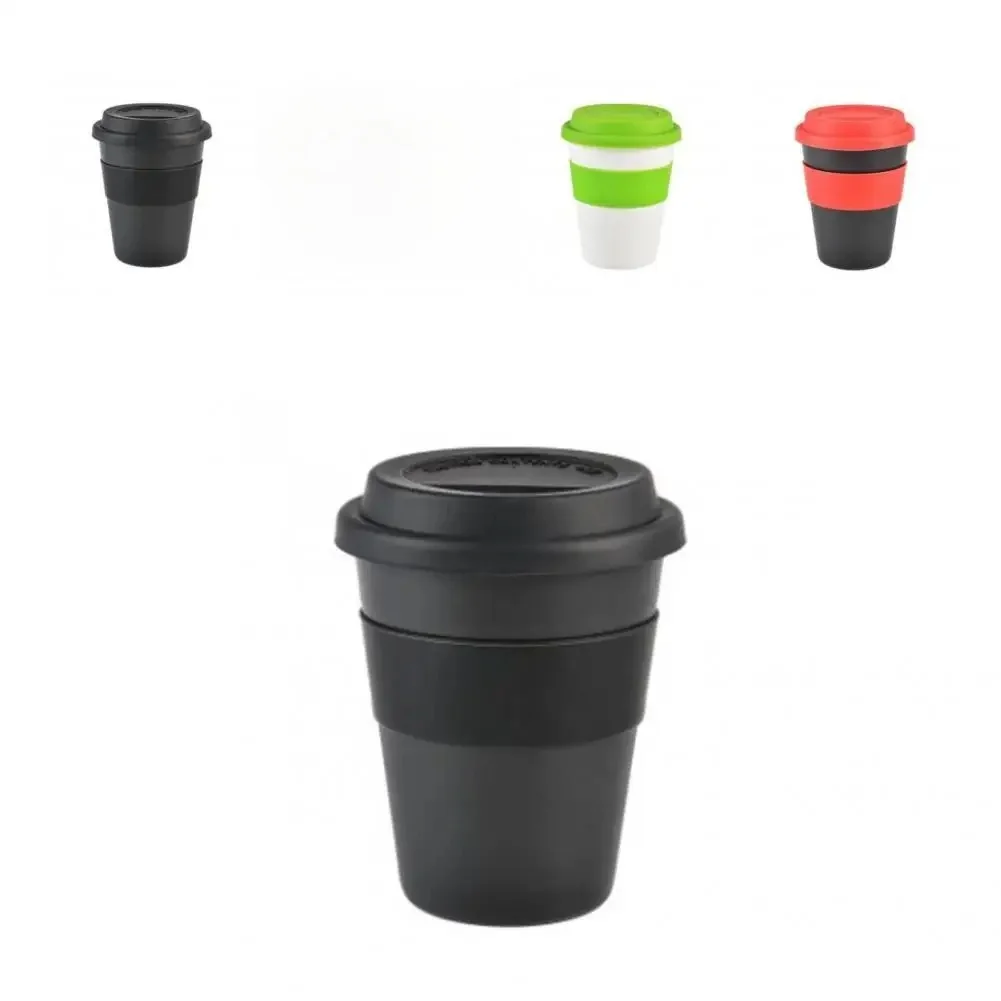 Tasse à eau Portable, tasse à boisson légère et résistante à la chaleur, grande tasse à café avec manchon de protection en Silicone