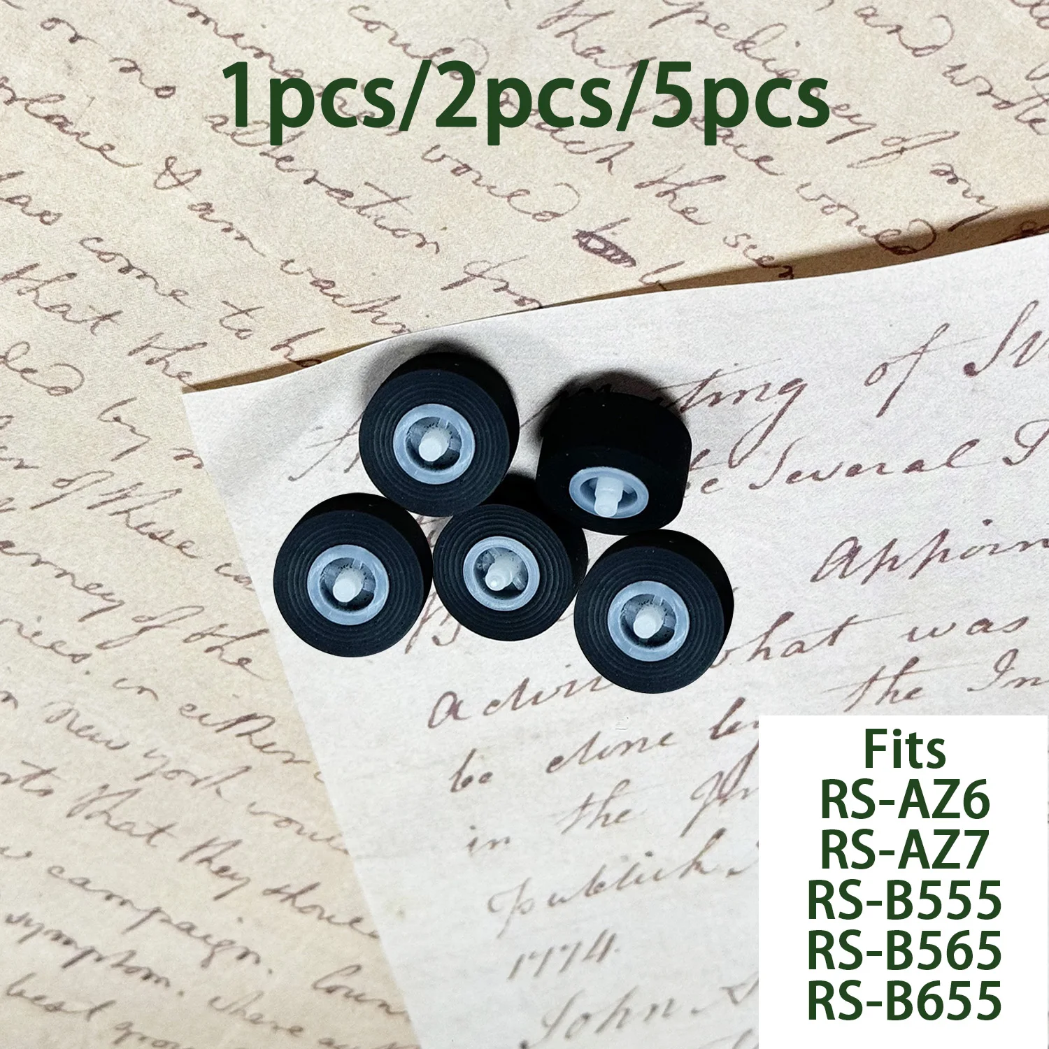 Pinch Roller Tires Axis Fits Technics Panasonic RS-AZ6 RS-AZ7 RS-B555 RS-B565 RS-B655 13*6*2mm Cassette Deck Pinch Roller
