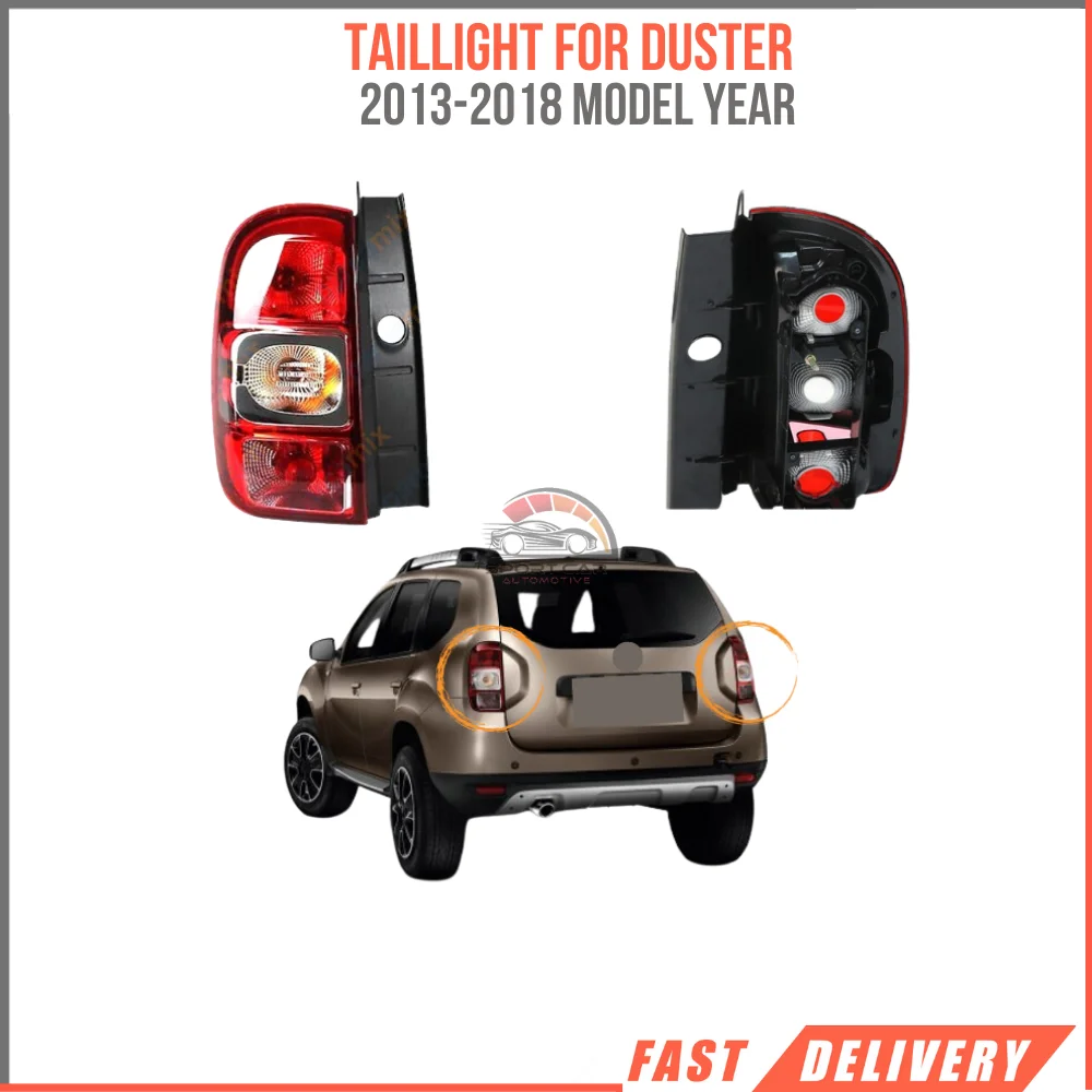 For Taillight Duster 2013-2018 Left Right Stop Lamb High Quality Fast Shipping Without Socket and Bulb 265506837R 265551679R