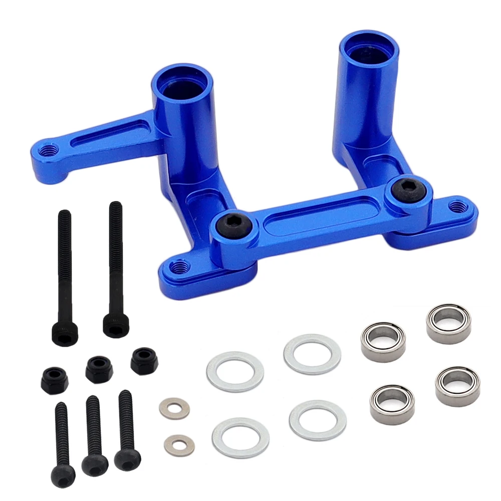 Aluminum Alloy Steering Crank Kit Replacement Traxxas Parts 3743 Billet 6061 Aluminum Atomik for 1/10 Traxxas Slash 2WD RC Car