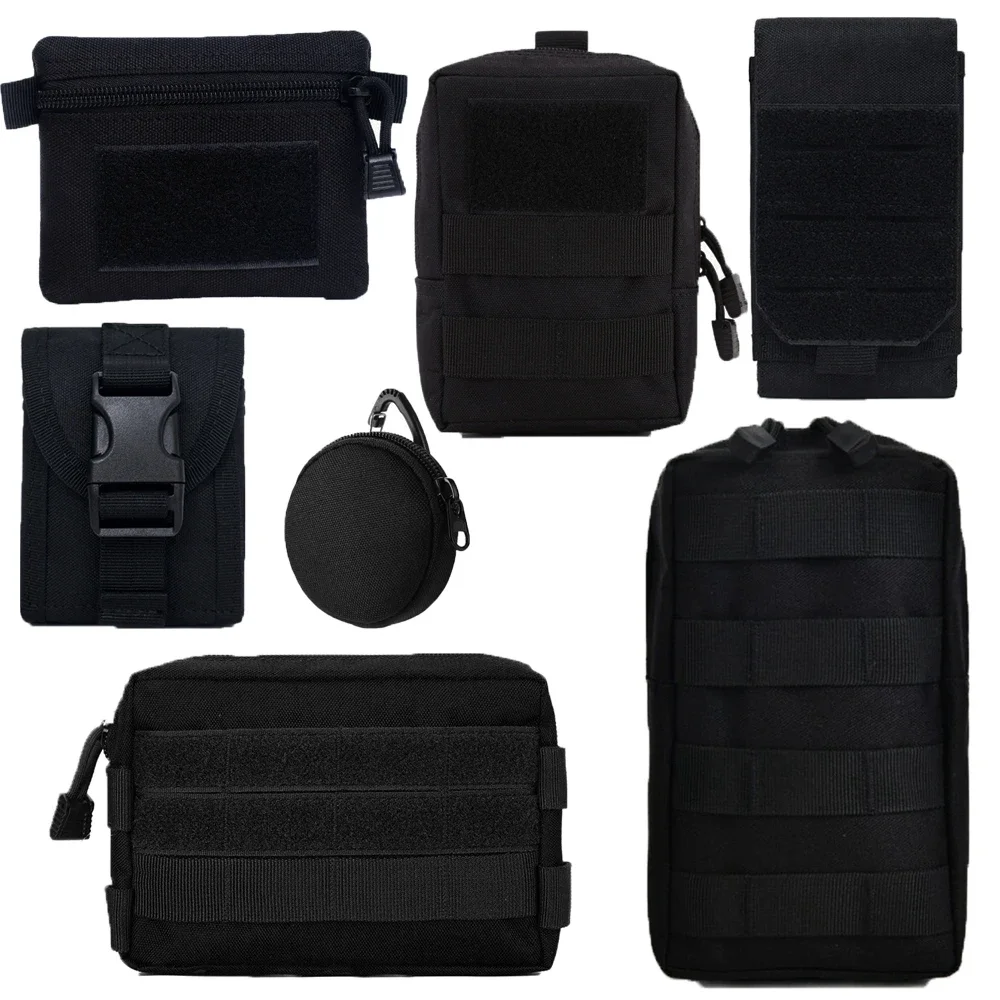 Torby taktyczne Molle Woreczki Talii Męskie etui na telefon Camping Akcesoria myśliwskie Pas piterek EDC Pack — 2