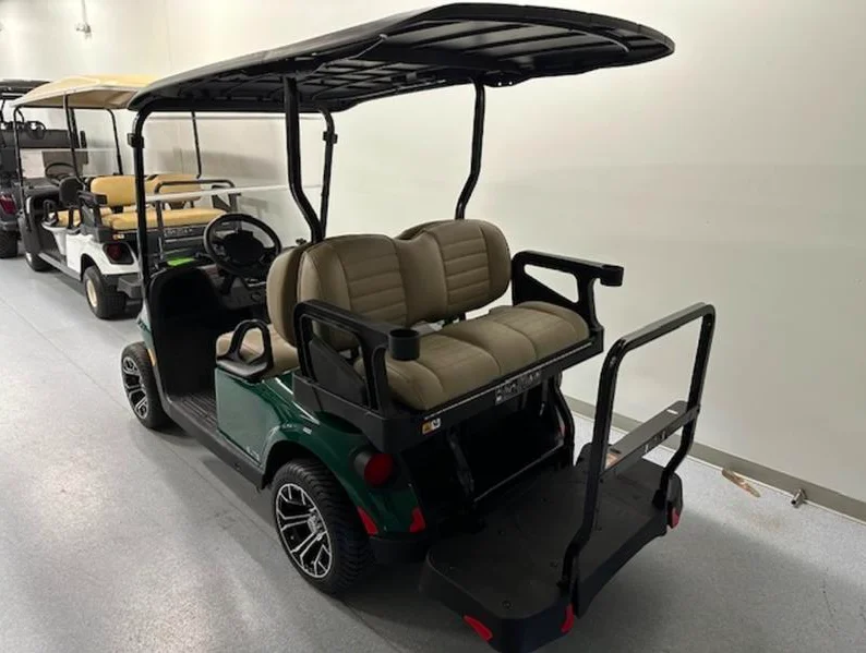 Freedom RXV Refresh E Z EveTE-GO Lithium Forest Golf Cart, Groupe motopropulseur à gaz EFI, 2024 HP, 4 passagers, Meilleur prix, Tout neuf, 13.5