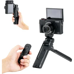 JJC Wireless Bluetooth Remote Control Shooting Grip Mini Tripod Replaces HG-100TBR For Canon PowerShot V10 EOS R100 R8 R50 R6 R7