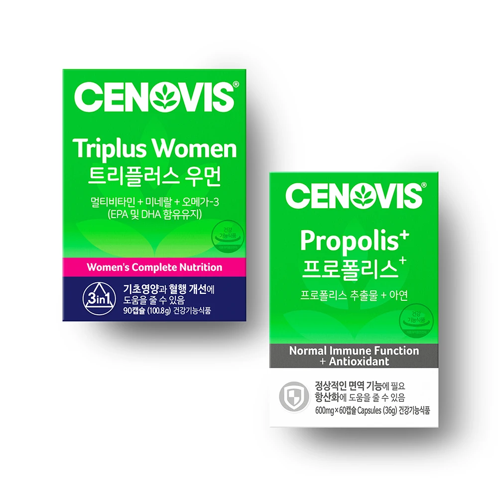 [SeNovis] Women's tree plus woman multi-vitamin mineral (90 capsules, 45 days) + [SeNovis] Propolis + (60 capsules, 60 days)