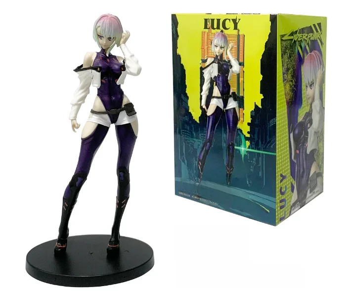 Jouets figurines Cyberpunk Lucy Rebecca David Martinez Johnny Silverhand