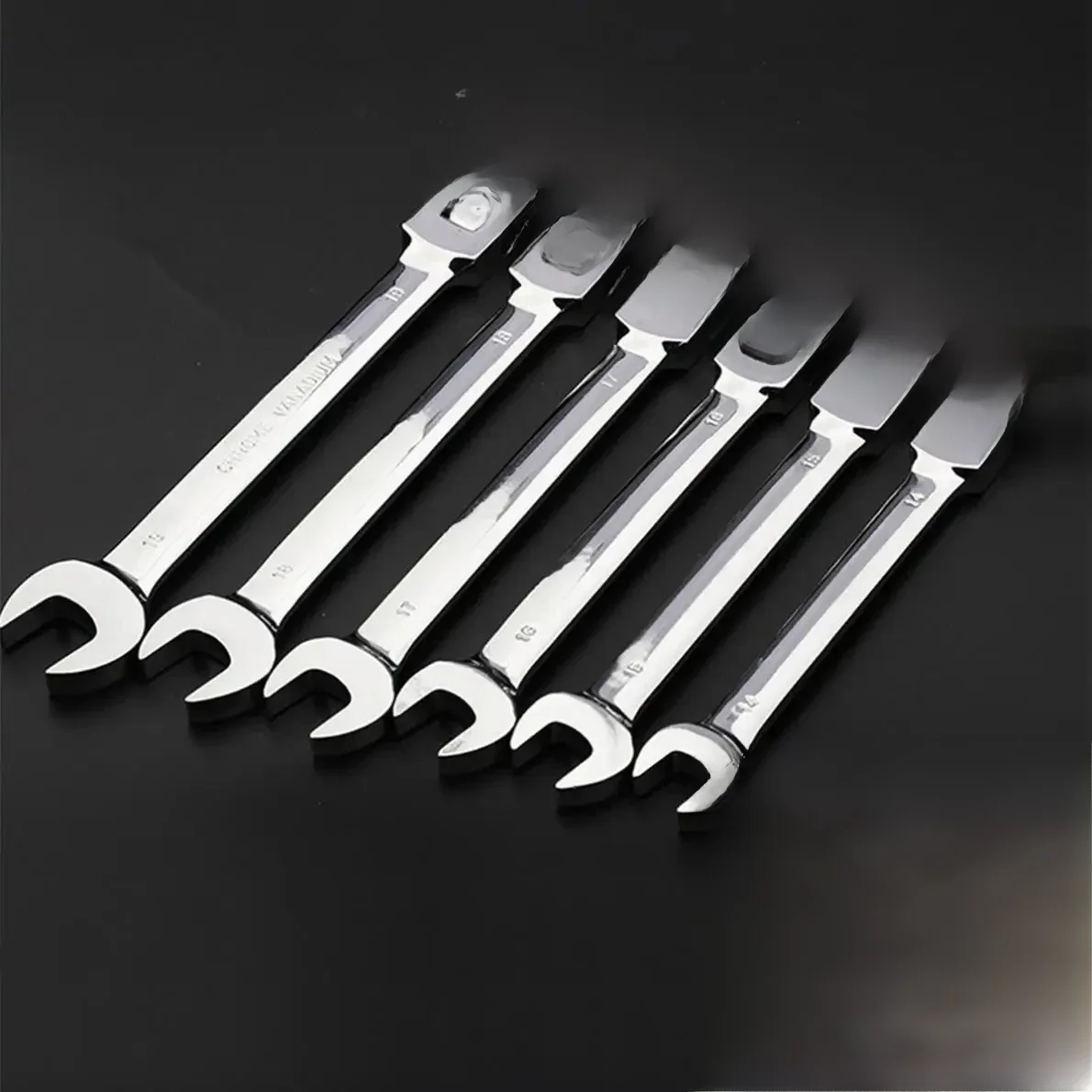 Automatic Fast And Labor-Saving Dual-Use Open-Ended Universal 72-Tooth Ratchet Wrench Movable Head Open Plummer