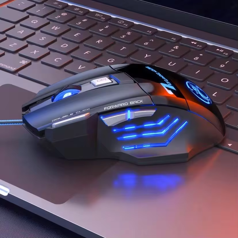Mouse Gamer 3200Dpi Led X7 Usb Botões Profissionais Para Pc