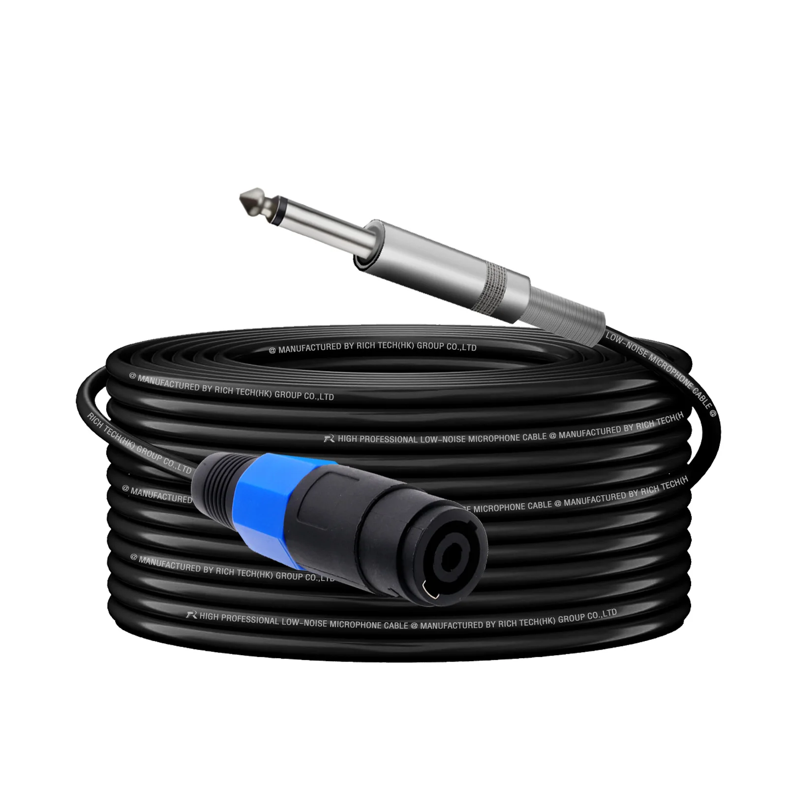 Speakon to 1/4 Inch Mono Speaker Cable,6.35mm TS Male Plug to Speakon Male/Female Audio Extension Adapter for DJ/PA Speaker Cord