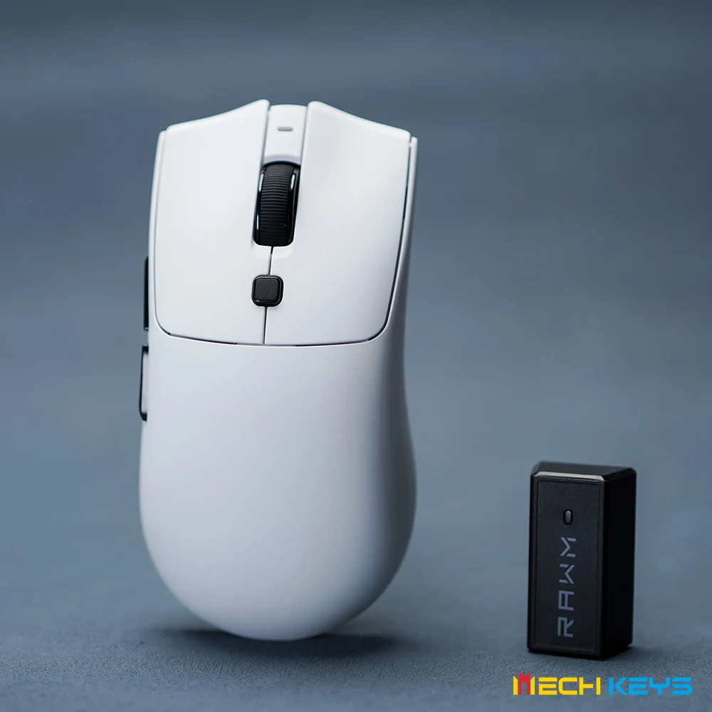 RAWM SA-SH01PRO Swappble Switch PAW3950 8K Mouse Three Mode Wireless Bluetooth PAW3950 Ergonomics Hot Swap Micro Motion Mouse