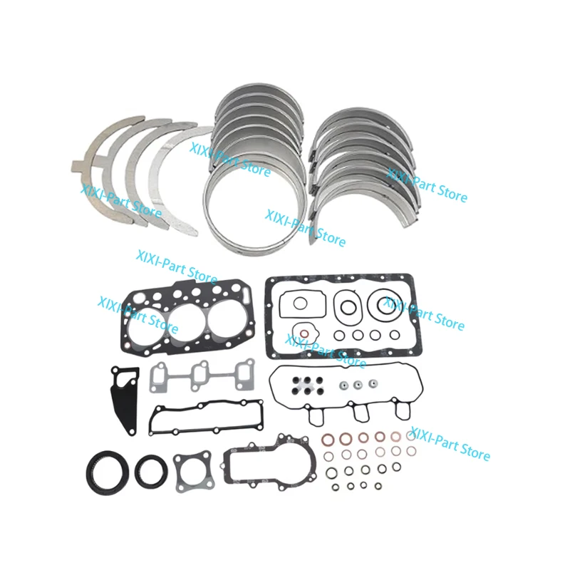 

3TNM74 Full Gasket Set Kit For Yanmar Engine With Cylinder Head Gasket Kit Overhaul Rebuild Kit