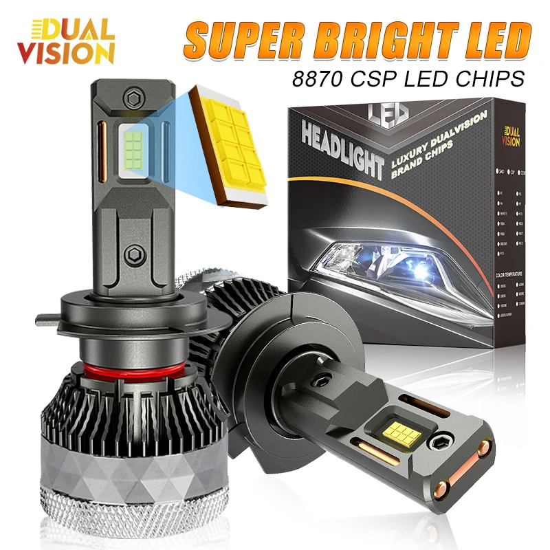 

H7 Canbus Car LED Headlight H4 LED H7 LED H8 H9 H11 H1 9005 HB3 9006 HB4 Auto LED Lamp Fog Bulb CSP Chip 300W 30000LM 6000K 12V