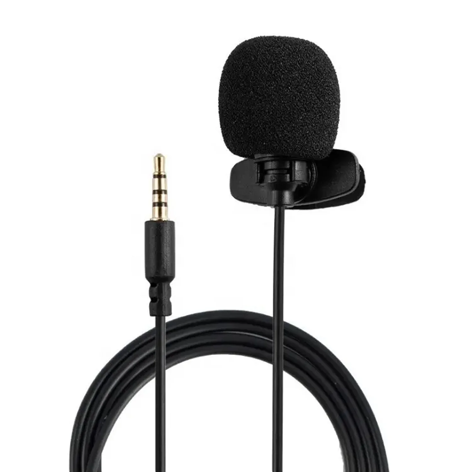 Lapel Microphone Wired Microphone Lapel Microphone for Mobile Phone PC Laptop Laptop Audio Speech Voice