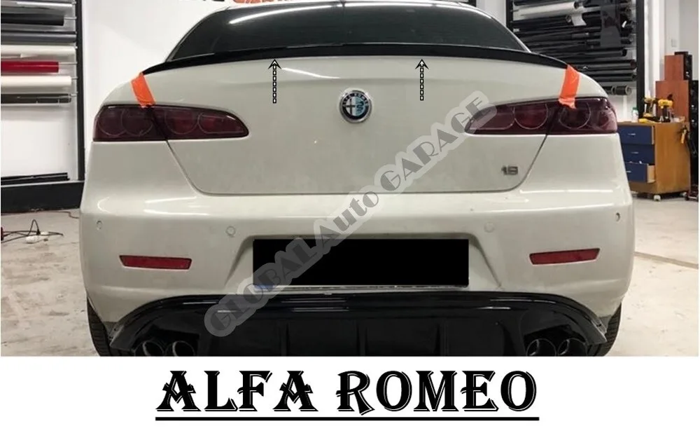 

For ALFA ROMEO 159 Spoiler 2005-2010 Auto Accessory Universal Spoilers Car Antenna For Car Styling Sill Diffüser Sport Ornament