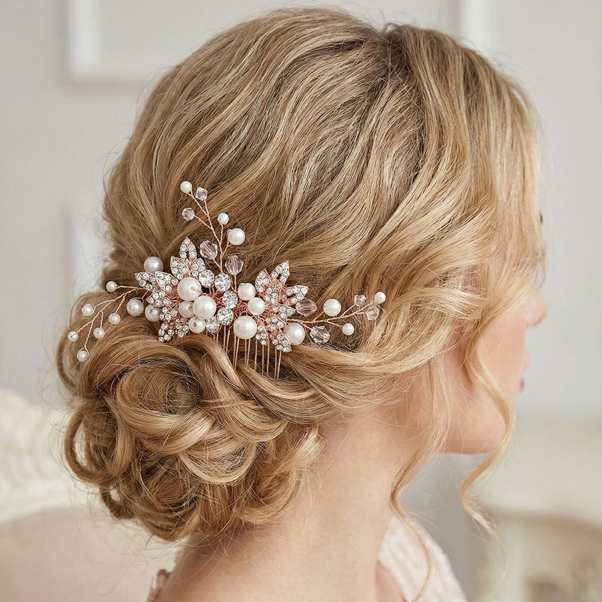

Роскошная жемчужная Бриллиантовая Классическая расческа для волос свадебный головной убор ювелирные изделия Аксессуары для женских свадебных заколок для волос