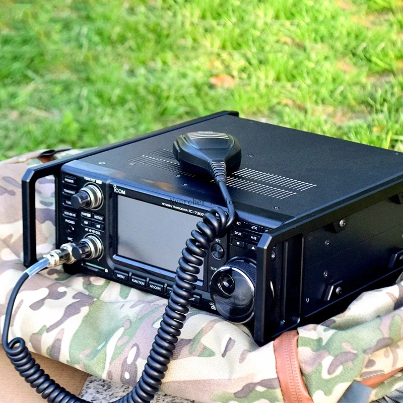 Nvarcher etui ochronne uchwyt Carry Protector dla ICOM IC-9700 IC-7300 z pleciony pasek na rękę — zdjęcie 2