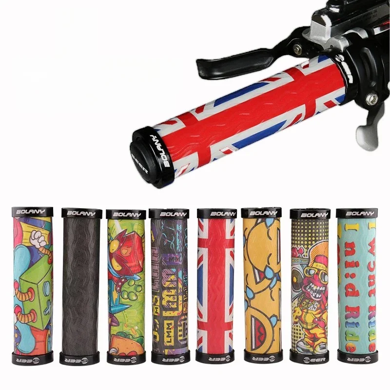 AliExpress SEER MTB Bicycle Grips Silicone Handle Mountain Bike Handlebar Grips Double Lock Shock-absorbing Cuffs Tape Ergonomic Hoses Foam
