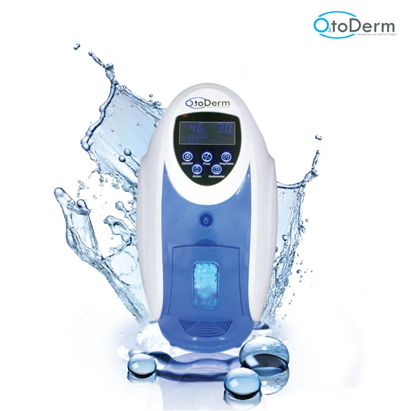 O2toderm Pure Oxyge Facial Big Dome Mask Spray Gun dan Mesin Terapi Oksigen Tinggi